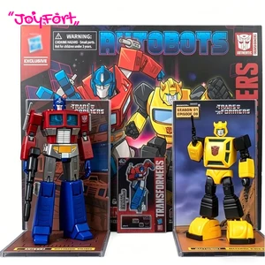 Yolopark G1 Optimus Prime&bumblebee Set 16cm Model Kit Action Figure Collectible Casting Toy For Fans&kids Gift