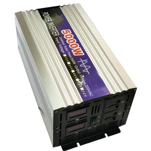 1000W - 8000W Pure Sine Wave Inverter 3kw 5kw DC 12V 24V 48V 60V to AC 220V Car Home Off Grid Solar Inverter Power Converter