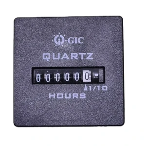 Portable Eco-Friendly PVC Material 15A Rated Current 50/60Hz Hour Meter LA25F1 GIC Flush Mounting Industrial Use Automatic Timer