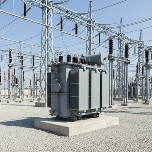 Three-phase Oil-Immersed Power Transformer 50Hz with Reliable Performance and Copper Winding