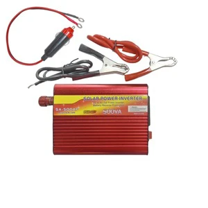 Euro 500W Car Inverter 12V to 220V Car Socket, Laptop Shaver Charging Inverter