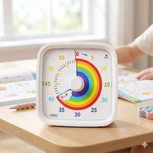 Factory Supply Yunbaoit 60Minute Countdown Timer Home Office Silent Time Management Tool Kid Study Clock Kitchen Countdown Timer