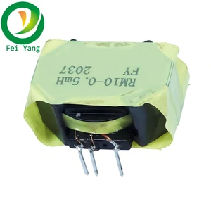 Custom RM10 4+4 High Frequency Transformer PCB Mount Ferrite Transformer for Power Supply