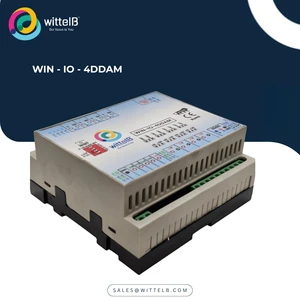 IO Module with 4 Analog Input, 4 Digital Input, 4 Digital Output Ports and Modbus RTU RS485