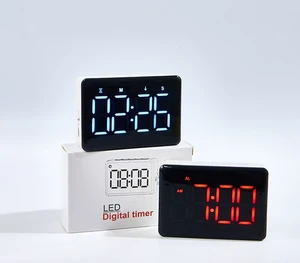 Mini Kitchen Timer Digital Eco-Friendly Plastic LCD Display Modern Design
