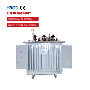 Three Phase 500 KVA Power Distribution Transformer Copper Winding ONAN ONAF Cooling IEC60076 Standard Model S9 50/60Hz Long