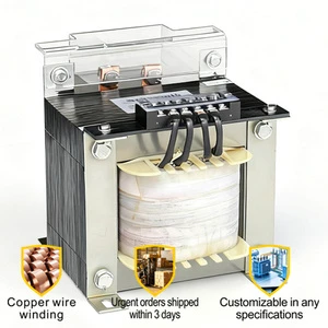 5kVA Single Phase Control Transformer 110/220V to 36/48V Step-Down for Automation Systems Pure Copper Winding CE ISO
