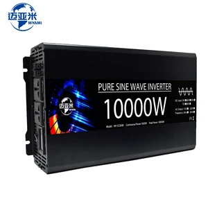 For MYAMI 10000W Peak Power Home Usage 24V 220V Pure Sine Wave Inverter 5000W Solar Car Inverter Factory Price DC AC Automotive