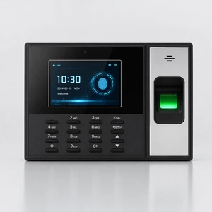 GPRS Wifi TCP/IP RS485 4G Sim Card Fingerprint Time Recording Staff Time Clock Biometric Attendance Machine With Cloud Software