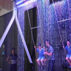 2026 Style Luxury Modern Design Digital Water Transformation Curtain Water Feature Outdoor Commercial Fountain