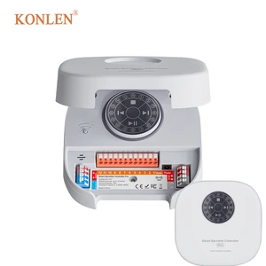 Smart Irrigation Controller 12 Zones Remote Control Via APP Garden Watering Timer Can Connect to Water Pumps and Rain Sensors