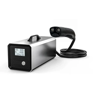 Longood NACS DC Portable V2L EV Discharger 5KW AC Inverter Fireproof New Indoor/Outdoor Use CE Certified