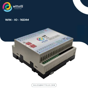 Industrial 16 Channel Digital Input IO Module with Modbus TCP Ethernet Interface PLC Remote DI Module for Automation