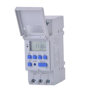 Electronic Weekly 7 Days Programmable Digital TIME SWITCH Relay Timer Control AC 220V 230V 12V 24V 48V 16A Din Rail Mount THC15A