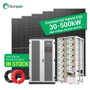 Sunpal Off Grid Solar System Complete 30kva 50kva 3 Phase Hybrid Solar Power System