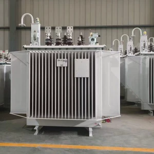 YongHui Three-Phase Oil-Immersed Power Transformer 35kV Input 380V Output High Efficiency Copper/Aluminum Coils Substation Power