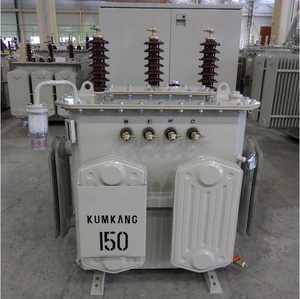 Three Phase Oil-Immersed Substation Transformer 50/60Hz WOUND COIL Made Korea OEM ODM
