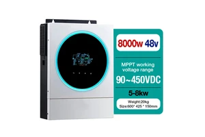 3Kw 5Kw 8Kw 10Kw Dual Output Off on Grid Invertor 48V Hybrid Solar Inverter Pure Sine Wave Solar Inverters With MPPT Controller