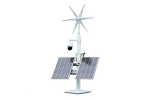 Solar Monitoring Power Supply System 12V/24V Lithium Ion Battery Monocrystalline Silicon Wind-Solar Complementary Photovoltaic