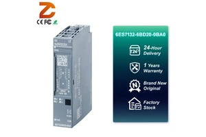 Siemens Brand-new Original SIMATIC ET 200SP Digital Output Modules 6ES7132-6BD20-0BA0 DQ 4x24VDC/2A Distributed I/O Module