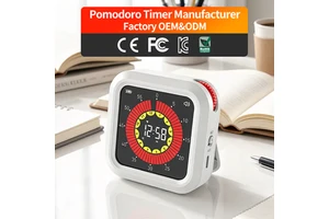 Rechargeable Magnetic Back Digital Visual Timer Kitchen Countdown Pomodoro Cube Minutes Hour Tomato Kids Focus Study Timer