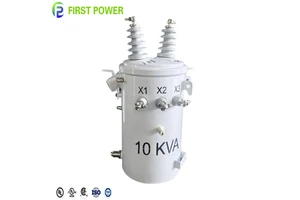 UL Listed ANSI 10KVA 15KVA 25KVA 37.5KVA 50KVA 100KVA 167KVA 10KV 11KV Step Down Single Phase Pole Mounted Transformer Price