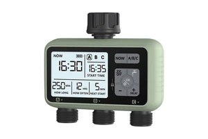 New Design Electronic Automatic Three Zone Watering System Irrigation Garden Water Timer HCT-378