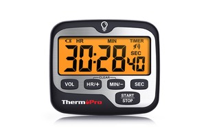 ThermoPro TM01 Digital Kitchen Count Down Timer With Clock
