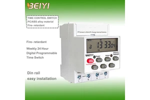 OEM Mini Daily Weekly 7 Days Programmable Digital Time Switch 220V AC Lighting Timer 230V Time Control Count Down Household