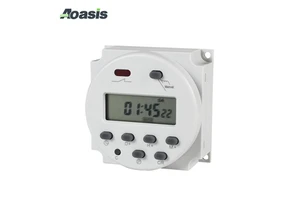 AOASIS CN101A 220V 240V 8A 16A Mini Electronic Digital Timer with Programmable Time Control Switch
