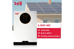 SKE Manufacturer 6.2kw Pure Sine Wave Solar Inverter Off-Grid DC AC Hybrid Inverter with Built-in MPPT for Home Energy Solutions