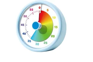 KidsFriendly Eco-Friendly 60-Minute Shape Plastic Mechanical Countdown Timer Precise Timing Rechargeable Battery Touch Kitchen