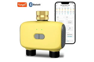 Bluetooth Wireless Tuya App Control Smart Single Outlet WiFi Water Timer Digital Watering Irrigation Timer for Garden YZD02B-T