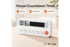 99H Visual Countdown Timer Digital Kitchen Timer Count Up Down Magnetic 3 Alarm Modes Custom Logo For Classroom Gym