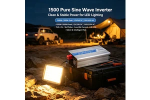 1500W 3000W Peak Pure Sine Wave Power Inverter DC 12V 24V To AC 110V 220V With USB For Solar Home