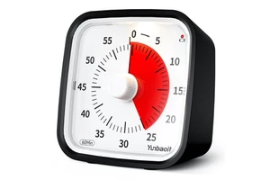 Yunbaoit 60Min Kitchen Timer OEM Eco-Friendly Dial Child Silent Time Management Tool Countdown Kid Visual Timer Clock