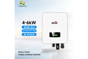 Afore Factory Stock 6KW Single Phase Hybrid Grid Inverter DC to AC Match with Low Voltage Lithium Battery Solar Inverter