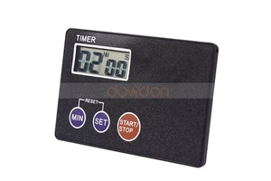 Digital Study Rest Pocket Cooking Timer Countdown Kitchen Credit Card Size Timer