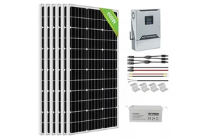 Independent 20kw Hybrid Solar Energy System with Panels Battery and Inverter Solar Generator for Home Use