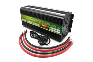 Free Shipping 1000w 1500w 2000w 3000w Ups 12v 24v 220v Modified Sine Wave Inverter with Charger Outdoor Energy Power Supply