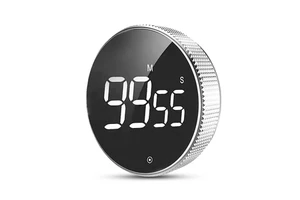Magnetic Kitchen Timer Digital Timer Cooking Shower Study Stopwatch LED Counter Alarm Remind Manual Electronic Countdown