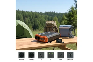 Professional off Grid Power Inverter Inversor 24v 48V 12v to 220v 110V DC AC 2500W 3KW Pure Sine Wave Inverter with LCD Screen