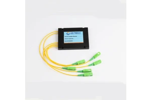 ZG Tech GPON FTTH 1260-1650nm Black ABS 2X4 PLC Splitter Module With SC/APC Connector Corning SMF-28e Fiber 3-Year Warranty