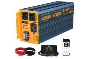 Home Solar Energy System 12v to 110v 220v Pure Sine Wave Car Inverter 4000w 5000w Power Inverter