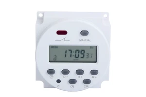 Ginri YP109A Programmable Timer Switch With 4 Wires LCD Display Digital Daily Weekly Digital Timer Switch