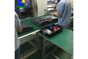 PLC Control Inverter Control Semi Auto TV Assembly Line Motor Driven Gear Box Drive For Mass Production