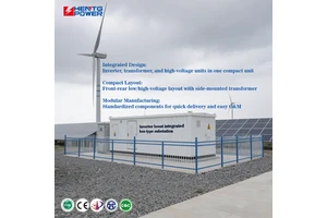 HENTG POWER Renewable Energy Inverter Boost Transformer Substation for Solar and Wind Farms