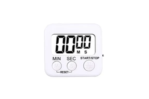 Large Screen LCD Countdown Timers Plastic Digital Kitchen Timers With Alarm for Home Cooking Daily Usage Electronic Timer