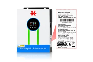 High Frequency Smart MPPT Grid Pure Sine Wave 500V High Voltage 24V 3-3.6KW Off-Grid Solar Inverter Single Lithium-ion Battery