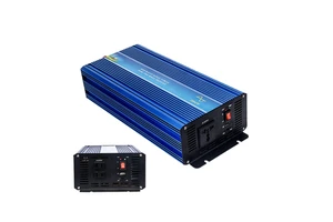 Inverter DC 12V 24V 48V 60V to AC 110V 220V Voltage Transformer Pure Sine Wave 2000W Power Converter Solar Inverter